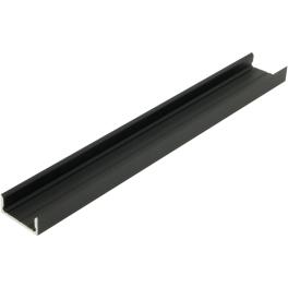Profil din aluminiu LBF, L-2000mm W-19mm H-8mm negru