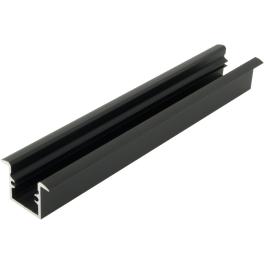 Profil din aluminiu LBI, L-2000mm W-19mm H-19mm negru