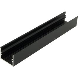 Profil din aluminiu TBL L-2000mm L-25mm H-19mm negru