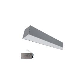 PROFIL LED APARENT S77 24W 4000K 600MM GRI+KIT EMERGENTA