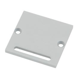 Profile end cap CLR flat with longhole incl. Screws