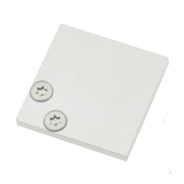 Profile end cap SPL square closed incl. screws