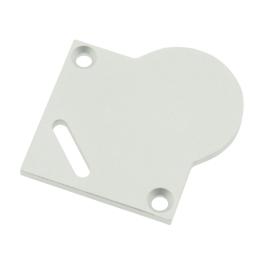 Profile end cap TBE Rund with longhole incl. screws