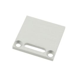 Profile end cap TBF angular with longhole for cable