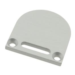 Profile end cap TBF round with longhole for cable