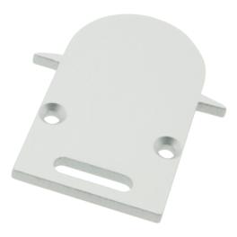 Profile end cap TBI round with longhole for cable