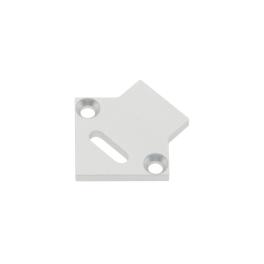 Profile endcap KLE square with cable entry incl. screws