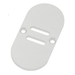 Profile endcap TBH round with cable entry incl. screws