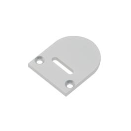 Profile endcap TBK round with cable entry incl. screws