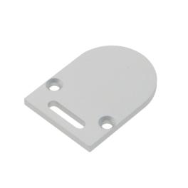 Profile endcap TBL round with cable entry incl. screws