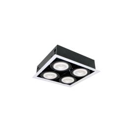 PROIECTOR CU LED QUAD412 12W 4XE27 2700K GRI INCHIS