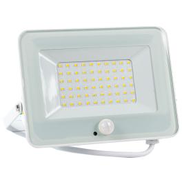 PROIECTOR LED VEGA SLIM ALB CU SENZOR 50W 4000K