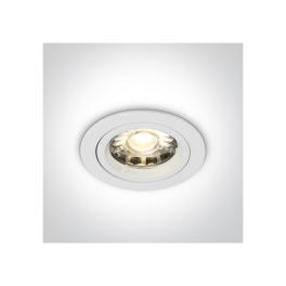 Punto-R 50W GU10 MR16, 100-240V, IP20, alb