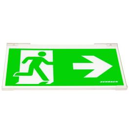 Ramă corp iluminat siguranta KB inclusiv 4 pictograme 30m