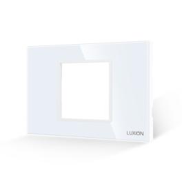 Rama din Sticla Securizata cu Suport 2/3M LUXION, Standard Italian - alb