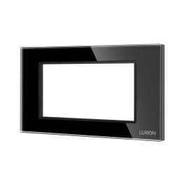 Rama din Sticla Securizata cu Suport 4M LUXION, Standard Italian - negru
