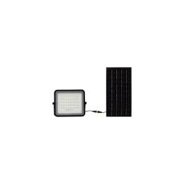 REFLECTOR CU INCARCARE SOLARA 10W 800LM 6400K - NEGRU