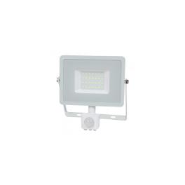 REFLECTOR LED SMD 30W 6400K IP44 CU SENZOR MISCARE - ALB
