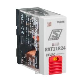 Releu industrial îngust, 1CC, 24V c.a., 10A, LED