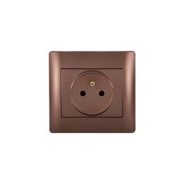 RHYME FRENCH TYPE SOCKET COFFEE METALLIC