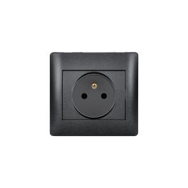 RHYME FRENCH TYPE SOCKET GRAPHITE METALLIC
