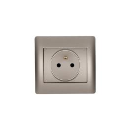 RHYME FRENCH TYPE SOCKET GREY METALLIC