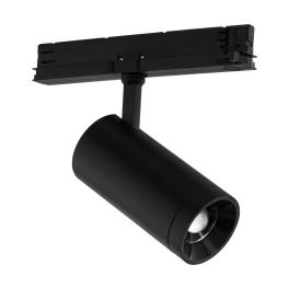 RIZOS 3-PHASE-LED-SPOT negru 3000K