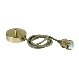 Rope Line pendant lamp, E27, l=2m, periat alama