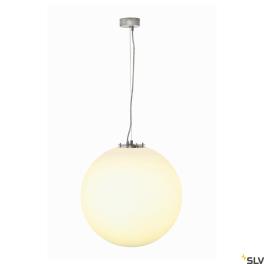 ROTOBALL E27 lampă pendul, alb plastic, E27, max.60W