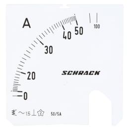Scală 72*72mm, 50/100/5A, AC