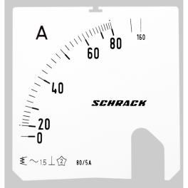 Scală 72*72mm, 80/160/5A, AC