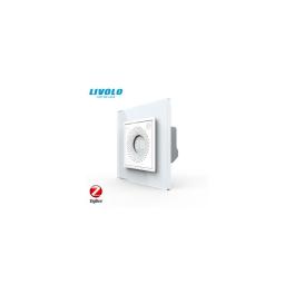 Senzor de temperatura si umiditate, control din aplicatie, ZigBee, cu rama de sticla