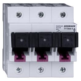 Separator modular pentru portfuzibile TYTAN, 3p 40A, complet