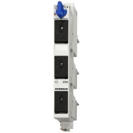 Separator vertical portfuz. D02,TYTAN R, 3 poli, 25A complet