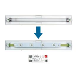 Set 4x1W ERT LED banda inloc. + NT24 + conector ptr.retrofit