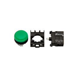 Set complet lampa semnalizare scund verde 24V