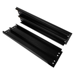 Set elemente faţă-spate soclu din oţel, L=800 Î=200 mm