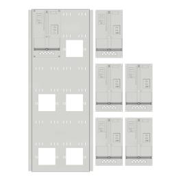 Set Meter box insert 3-rows, 6 meter boards/27 Modul heights