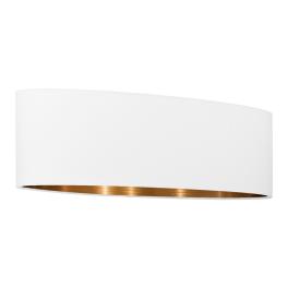Shade for Pendant luminaire "Pasteri Pro" 2x60W white/copper