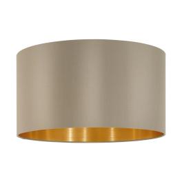 Shade for Pendant luminaire "Pasteri Pro" taupe/gold