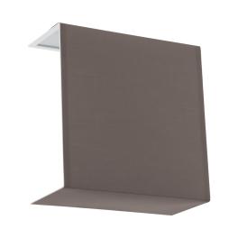 Shade square zu Wall luminaire Pasteri Pro anthracite-brown