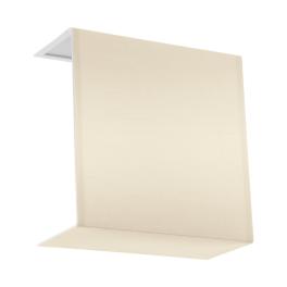 Shade square zu Wall luminaire "Pasteri Pro" creme
