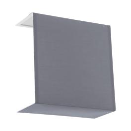Shade square zu Wall luminaire Pasteri Pro grey/white