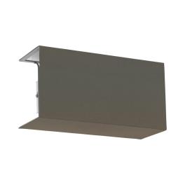 Shade square zu Wall luminaire Pasteri Pro linen brown