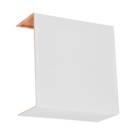 Shade square zu Wall luminaire Pasteri Pro white/copper