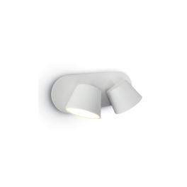 Sia LED, 2x6W, 2x500lm, 3000K, 230V, IP20, alb