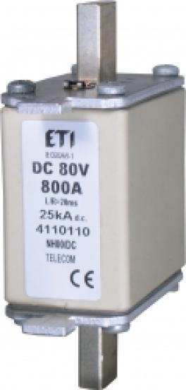 Siguranță nh00 400a/80v dc