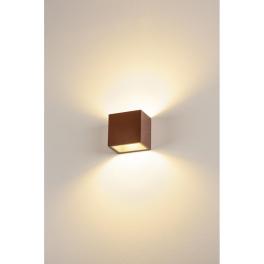 SITRA CUBE WL, rust coloured, IP44, 3000K, 10W