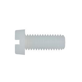 Slottet Plastic Cylinder Heat Screw M6x12 DIN84 PA6.6