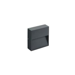 Smith-II-Q2 LED 4W 3000K 200lm, IP54,antracit